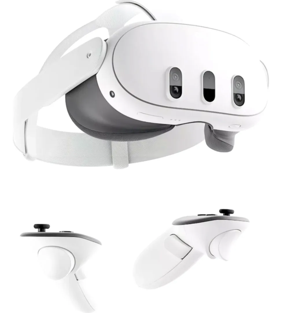 Lentes de realidad virtual mixta oculus 128gb color blanco