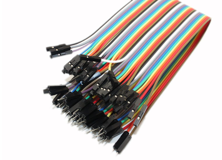 Tira 40u cables macho hembra